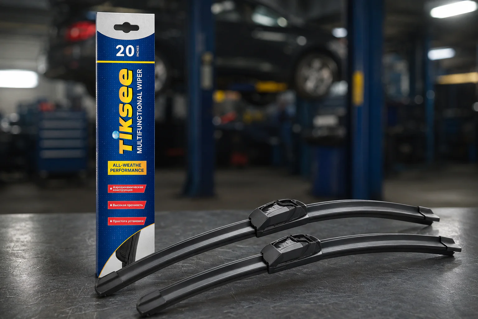 Щётки стеклоочистителя Aeroclip TANK 300 бескаркасные всесезонные